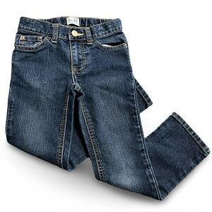 Est. 89 Place Girls Skinny Jeans Size 6 Adjustable Waist Stretch Denim Dark Wash